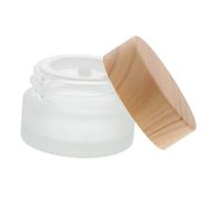 VICASKY Récipient en verre vide pour nail art avec couvercle pour le nettoyage du stylo et le mélange de poudre acrylique, organisateur pratique pour accessoires de maquillage et de nail art