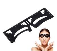 VICASKY Règle Sourcils Compacte à Trois Points Modeleur et Pochoir Réutilisable pour Femmes Outil Pratique pour Dessin et Équilibre des Sourcils Naturels