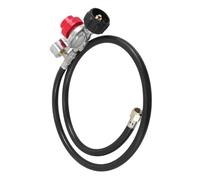 VICASKY Régulateur De Pression Haute Pression Réglable - Régulateur De Fournaise À 0-30 Psi avec Manomètre 3/8" Interface Standard Entrée Qcc1 pour Brûleur À Barbecue