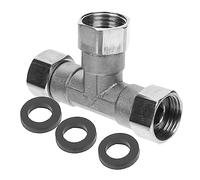 VICASKY Répartiteur Eau pour Machine à Laver Inverseur De Robinet Voies Adaptateur De Tuyau avec Joint Caoutchouc