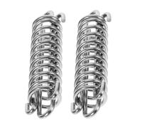 VICASKY Ressort Amortisseur pour Laisse de Chien Robuste en Acier Inoxydable 304 Grosse Taille Capacité 41 Kg Kit 2 Pièces Absorption des Chocs pour Promenade Extérieure et Usage