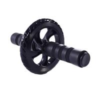 VICASKY Roue Abdominale Robuste PVC avec Poignées Antidérapantes Entraîneur Musculaire pour Abdominaux Épaules et Jambes Équipement de Fitness Domestique Noir