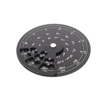 VICASKY Roue de Cercle des Tonalités pour Guitare en Alliage D’Aluminium Outil D’Entraînement Portable Diagramme D’Accords et Gammes Roue Musicale Compacte pour Musiciens Débutants et