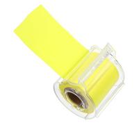VICASKY Rouleau de Billets Décoratif Adhésif Complet Jaune, Autocollant Mémo Portable Facile à Déchirer en Papier Abs pour École et Bureau Pratique