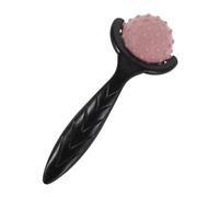 VICASKY Rouleau de Massage Manuel Nuque Épaules, Petit Masseur Portatif Picots Roses, Outil D'auto-massage Musculaire Compact, pour Relaxation au Bureau, Salle de Sport et Voyage