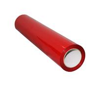 VICASKY Rouleau de vinyle de transfert thermique pour T-shirts, vêtements de sport et autres textiles - Rouge vif - Flexible de haute qualité - Vinyle PU flexible de qualité supérieure pour des