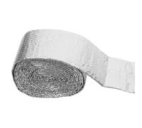VICASKY Rouleau Isolant Réfléchissant à Bulles Double Face 6 Pouces x 25 Pieds, Feuille d'Aluminium pour Tuyaux d'eau, Conduits et Combles, Isolation Thermique Domestique