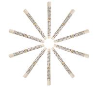 VICASKY Rouleaux de Mezouza Bénédiction Juive Compacte 10pcs Beige Authentiques en Papier et Corde pour Décoration de Porte et de Pendaison de Crémaillère