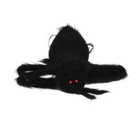 VICASKY Sac à Dos Araignée Réaliste Halloween Poilu Noir Jambes Ajustables Fil de Sac de Rangement Bonbons Compact pour Garçon Fille Fête