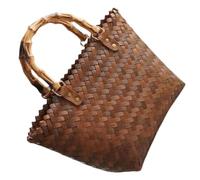 VICASKY Sac Cabas Paille Tressée Vintage Capacité Sac Bandoulière Femme pour Shopping Plage et Pique Portable Raphia Naturel