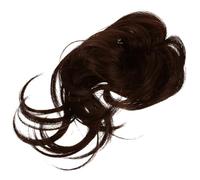 VICASKY Sac De Humain Clips Extensions De Cheveux Désordonné Agrafe Extensions De Cheveux Chignon Synthétique Extensions De Cheveux Filles Brun Fil Haute Température