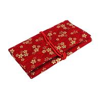 VICASKY Sac de Maquillage Vintage Cerise Rouge Trousse de Toilette Organisateur de Stockage Pratique et Étanche