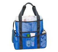VICASKY Sac de Plage en Maille Capacité Spacieuse Léger avec Poches Multiples pour Jouets Serviettes et Courses Sac Cabas Multifonction pour Plage et Pique-
