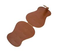 VICASKY Sac pour pics de guitare - Boîte pliable pour picks de guitare - Pour guitare - Ukulélé - Boîte de rangement pour accessoires d'instruments - Sac de rangement pour médiators - Marron PU