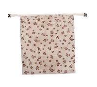VICASKY Sachet Coton Cire d'abeille Réutilisable, Motif Fleur