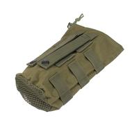 VICASKY Sacoche Porte Bouteille Portable Nylon Imperméable avec Cordon de Serrage et Sangle Élastique Étui pour Gourde Randonnée Camping Vert