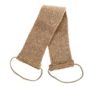 VICASKY Sangle De Bain Jute Avec Poignées Brosse Exfoliante Douce Pour Corps Éponge Douche Douce Élimination Des Peaux Mortes Massage Corporel Accessoire Douche Homme Et Femme