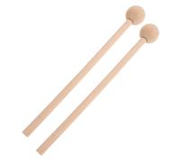 VICASKY Sans danger pour les enfants Lot de 2 maillets de xylophone 30,5 cm 45,7 cm en bois souple Compétences musicales pour les jeunes apprenants