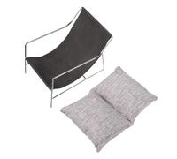 VICASKY Scale Mini Furniture Model with Pillow Realistic Sofa Chair for Pretend Play and Tiny Living Room Decoration