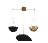 VICASKY Sculpture Métal Vintage Balance Décor Maison Bureau Figurine Balance Rétro pour Décoration Cabinet à Vin et Espace Avocat