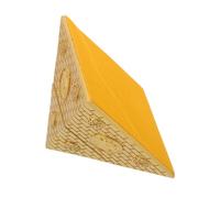 VICASKY Sculpture Pyramidale Égyptienne en Résine 9 Cm Figurine Mythologique, Ornement de Bâtiment Ancien pour Décoration Intérieure, Mini Pyramide Décorative pour Bureau et Étagère