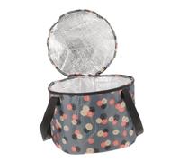 VICASKY Seau Pliable De Bain De Pieds Grand Format Motif Floral, Taille Moyenne, Portable Couvercle, Pour Home Spa Et Voyage, Bassin Solide En Nylon Pour Soins Des Pieds