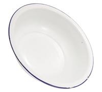 VICASKY Seau Pliable Émail pour Bain de Massage des Bassin Spacieux pour Usage Domestique Salon de Beauté et Hôtel Bassin de Trempage Classique Facile à Nettoyer