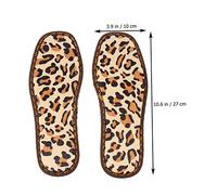 VICASKY Semelles Antidérapantes Durables pour Pantoufles DIY Coussins de Pied Confortables Soles Résistantes à Usure pour Hommes et Femmes Semelles Intérieures Polaire Chaude