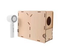 VICASKY Séparateur de Graines pour Oiseaux avec Technologie de Flux d'air Stable, Machine à Grain en Acrylique et Plastique, pour Élevage de Petits Oiseaux et Nettoyage des Graines