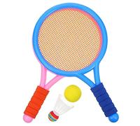 VICASKY Set Badminton Garçon Fille Portable avec Antidérapantes et Volants Jeu Extérieur et Intérieur pour Développement Coordination Main Oeil Couleur Aléatoire Couleur Aléatoire