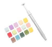 VICASKY Set de 1 Éponges Douces pour Ongles avec Pince Métallique, Outil Polyvalent pour Manucure et Nail Art, Éponges en Mousse pour Dégradés et Designs Précis