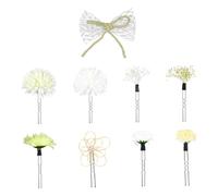 VICASKY Set de Coiffure Japonaise Style Kimono Accessoires Fleurs Délicates pour Tête Décorations Élégantes pour Mariage et Cérémonie