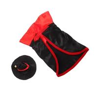 VICASKY Set de Déguisement Halloween pour Animaux avec de Chauve-Souris et -tête Cornes Cape Confortable et Respirante Costume pour Chiens et Accessoires Photo Festifs