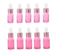 VICASKY Set de Flacons Compte-gouttes Verre Étanches Résistants pour Huiles Essentielles et Soins Accessoires de Voyage Pratiques