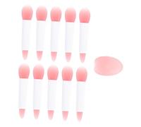 VICASKY Set de Pinceaux Silicone pour Application de à et Masque à avec Têtes Semi Transparentes Outils de Maquillage et Filles Pratique et Portable