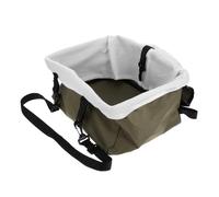 VICASKY Siège Auto pour Animaux de Compagnie Vert Respirant, Petit Siège de Voyage Suspendu pour Chien et Chat, Accessoire de Transport Compact Sangles de Sécurité pour Voiture