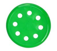 VICASKY Siège de Remplacement pour Tabouret Rond 29 Cm, Plastique Renforcé Barre Métallique, Assise Verte Épaisse, Accessoire Solide pour Tabouret de Bar et Cantine, Usage Intérieur