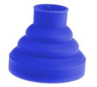 VICASKY Silicone encapuchonné pliable silicium diffuseur sèche-cheveux cheveux bouclés Couverture accessoires accessoire de sèche-linge diffuseur du sèche-linge Gel de silice Bleu
