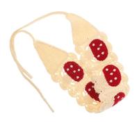 VICASKY Snood Au Crochet Bandana Champignon Rétro Décoratif Joli Pour Femme Foulard Cheveux