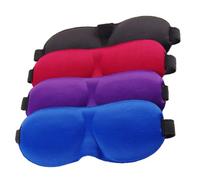 VICASKY Sommeil 3D Confortable en Tissu Cache-Yeux Anti-Lumière pour Voyage et Détente pour Hommes et Femmes Lot de 4