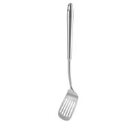 VICASKY Spatule Acier Inoxydable à Manche Rond Ustensile de Cuisine Résistant Chaleur Poignée Ergonomique Antidérapante Outil Lourd pour Cuisson Maison Suspendable pour Rangement Pratique