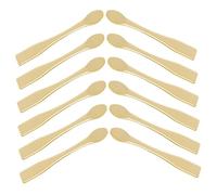 VICASKY Spatule de Maquillage Réutilisable Lot de 12 Petite Spatule pour Crème et Lotion Outil de Soins Peau Applicateur Cosmétiques pour Voyage et Trousse de Beauté
