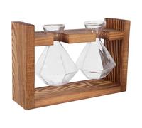 VICASKY Station de Multiplication des Plantes, Vase géométrique en Verre, | Support pour boutures de plantes aériennes, idéal pour le bureau, la décoration de jardin ou comme cadeau pour une femme