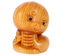 VICASKY Statue Bois De Serpent Sculptée Main Décoration Feng Shui Figurine De Serpent pour Enseignement Et Décor De Scène Objet Art Bois Et Élégant