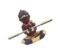 VICASKY Statue Bouddha Wukong Violette pour Aquarium Décoration Polyvalente et Résistante Figurine Mythe Chinois et Accessoire Thé Ornement Jardin et Bureau