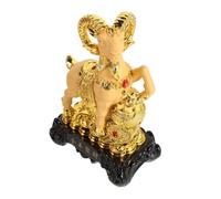 VICASKY Statue de Chèvre du Zodiaque Chinois 2027 en Résine, Décor de | Or, Pièce de Collection, Style Zodiaque, pour Crémaillère et Décoration Intérieure