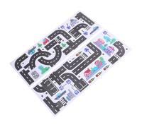 VICASKY Stickers Mural Grand Camion Tracteur Voitures Construction Tracteurs Routier Muraux Véhicules Route Transport Transports Autocollants Dessin Animé 2 Feuilles à Faire Soi Même Chambre D'enfant