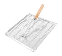 VICASKY Stovetop Baking Tray Pliable Inoxydable de Toast pour Camping et Pique- Support Résistant et Facile à Nettoyer pour Grillades Plein Air