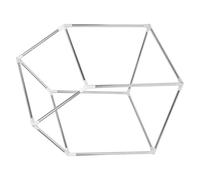 VICASKY Structure Métallique pour Poulailler Extérieur Grand Format 57X57X85 CM Cadre Robuste pour Enclos à Lapins et Canards Cage Polyvalente pour Animaux de Jardin Installation sans