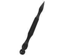 VICASKY Stylo D'acupression Manuel en Corne de Buffle, Bâtonnet de Massage Auriculaire Double Tête, Outil de Réflexologie Portable pour Massage Facial et Relaxation Musculaire, Bien-être